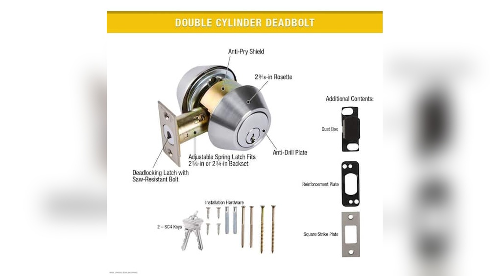 How to Install a Schlage Double Key Deadbolt