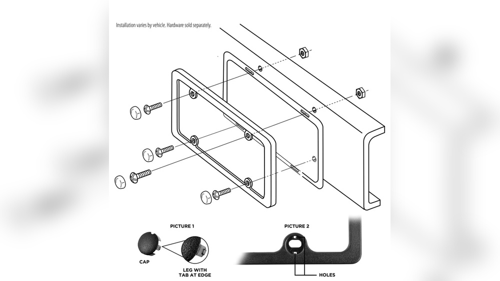 How to Install Auto Drive License Plate Fasteners