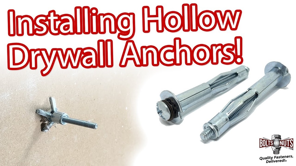 How to Install Hollow Wall Anchor Screws
