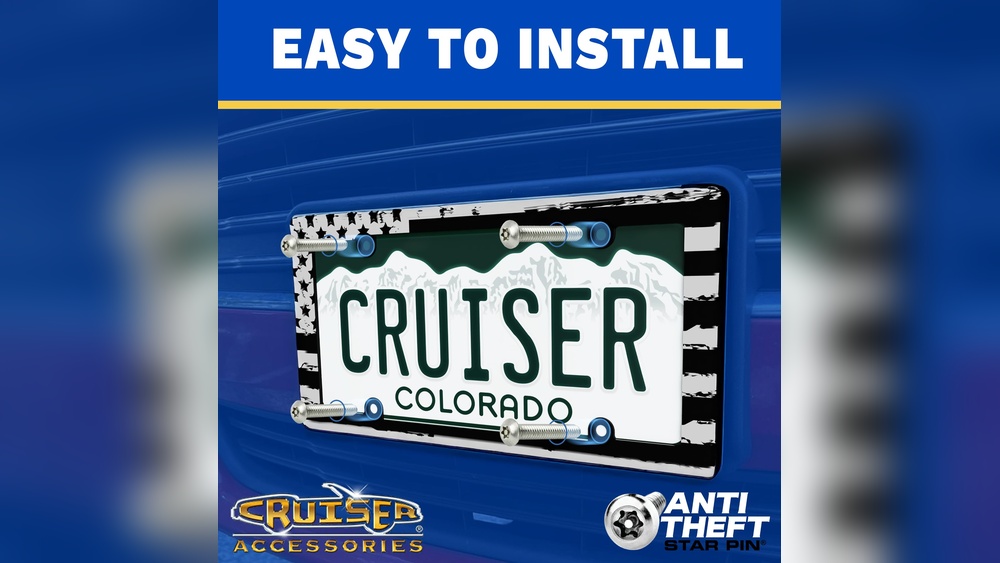 How to Install Locking Fasteners for License Plate