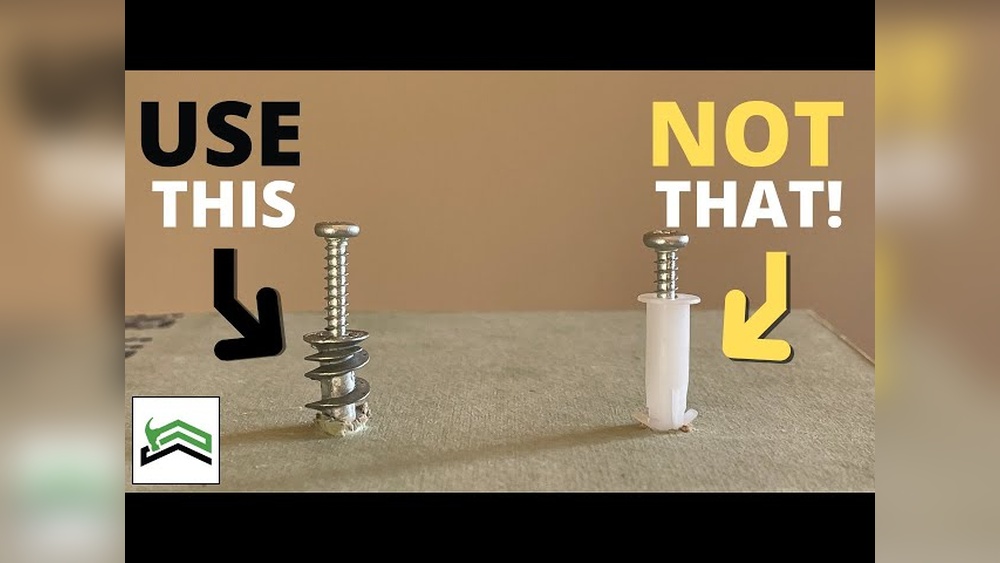 How to Install Plastic Anchor Wall No Drill