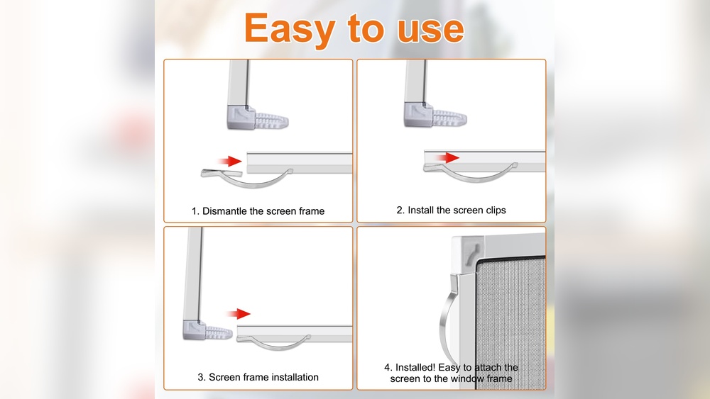 How to Install Screen Clip Fasteners