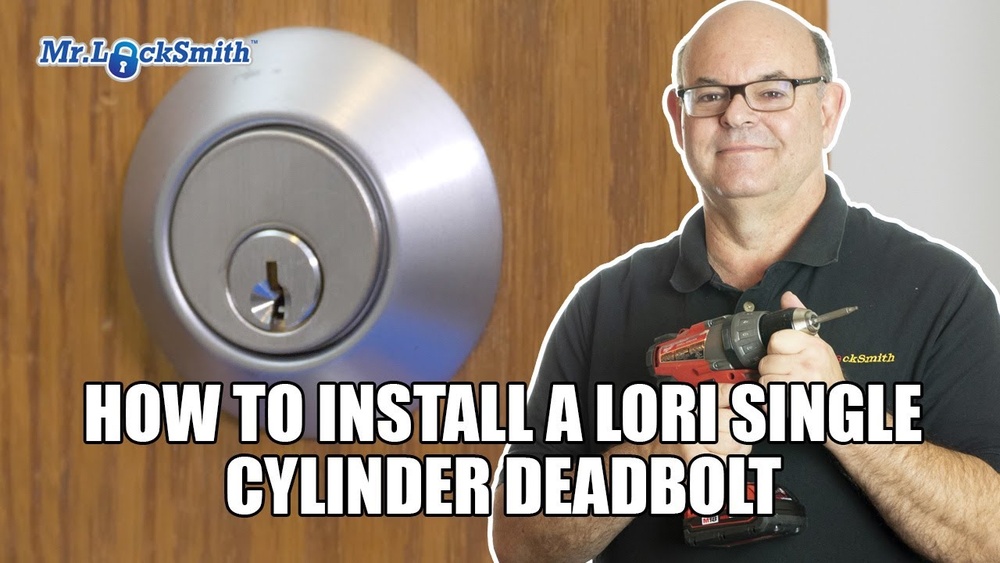 How to Install Single Cylinder Deadbolt