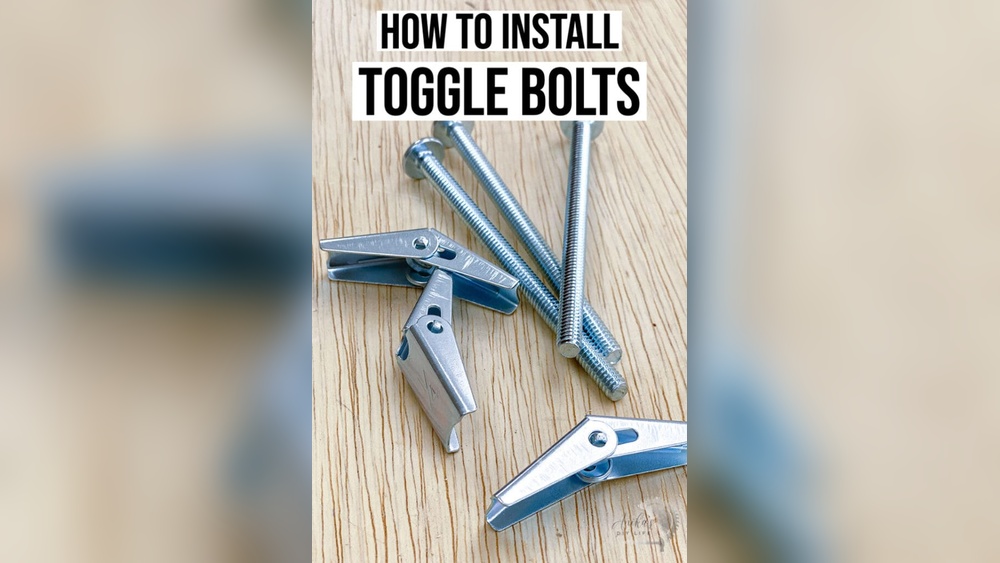 How to Install Toggle Bolt Anchor Dry Wall