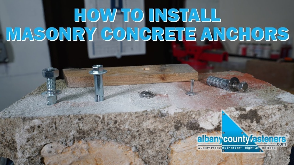 How to Install Wall Anchors in Concrete