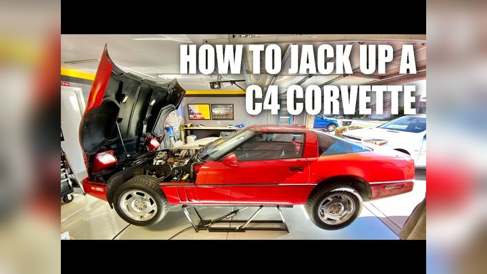 How to Jack Up C4 Corvette With Floor Jack