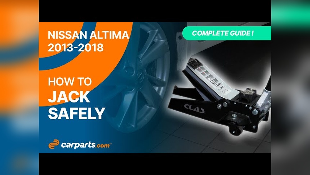 How to Lift 2003 Nissan Altima Up With Floor Jack