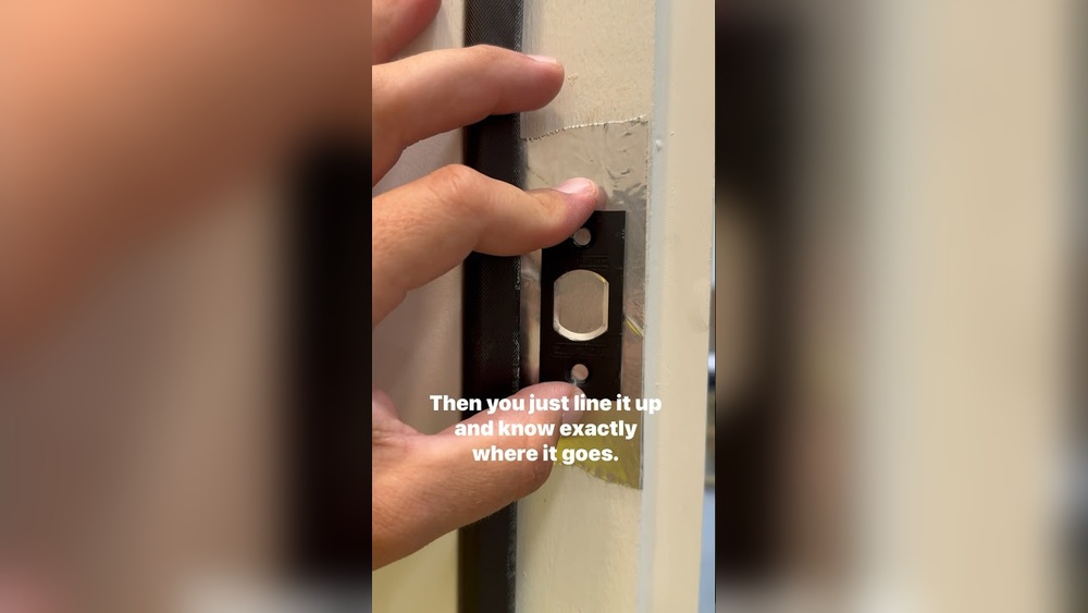 How to Line Up Deadbolt Strike Plate