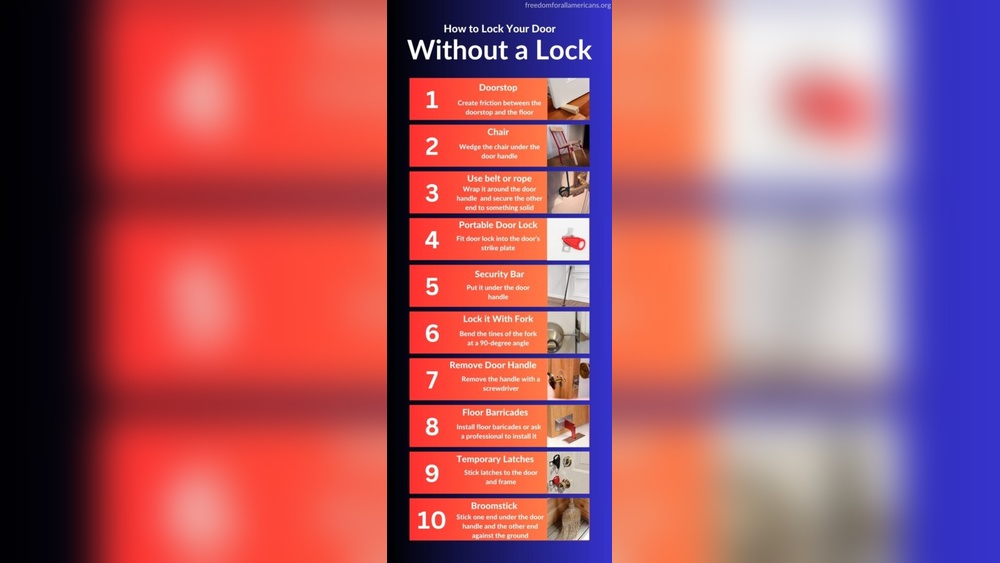 How to Lock a Door Without a Deadbolt