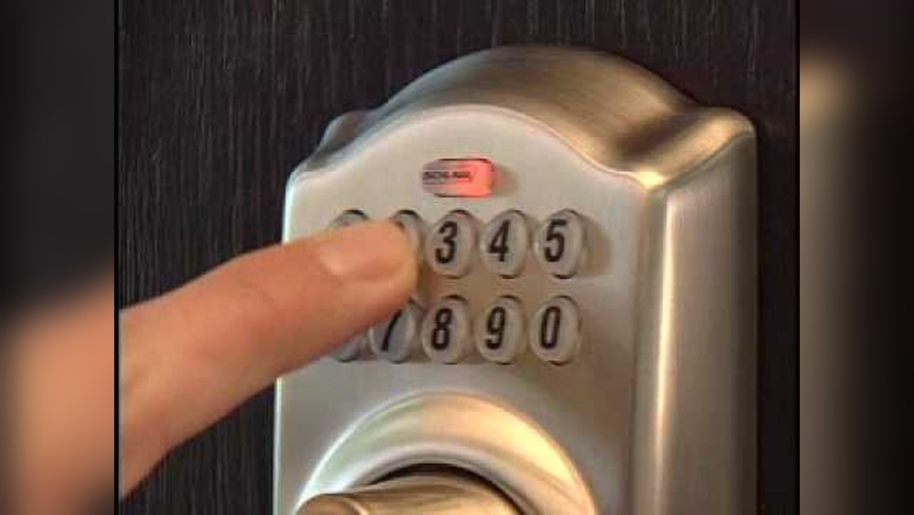 How to Lock Schlage Keypad Deadbolt