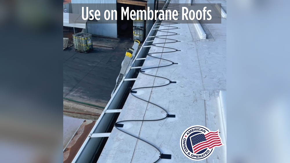 How to Mount Heat Tape Rubber Roof