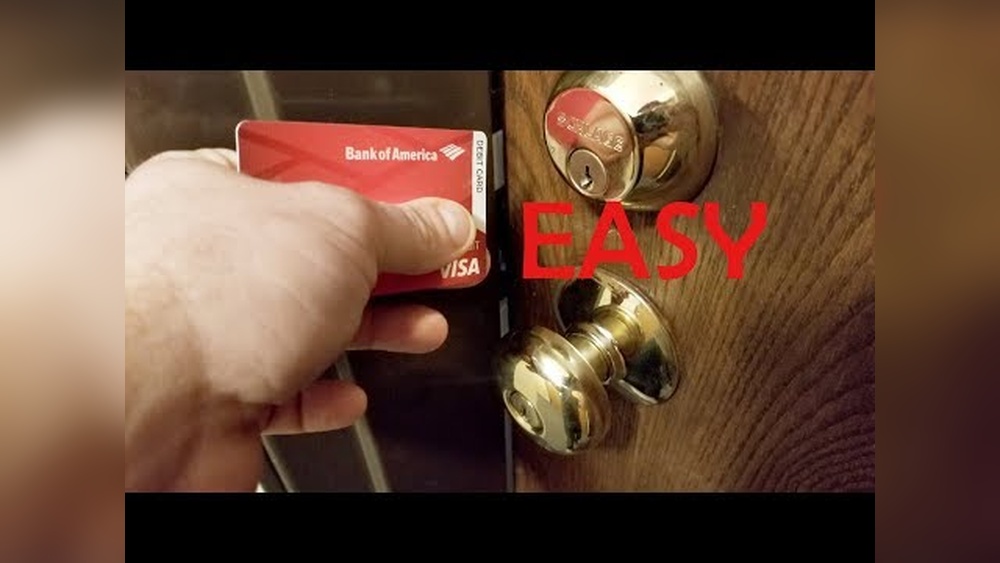 How to Open a Deadbolt With a Card