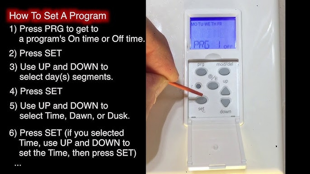 How to Program a Timer Switch for Lights
