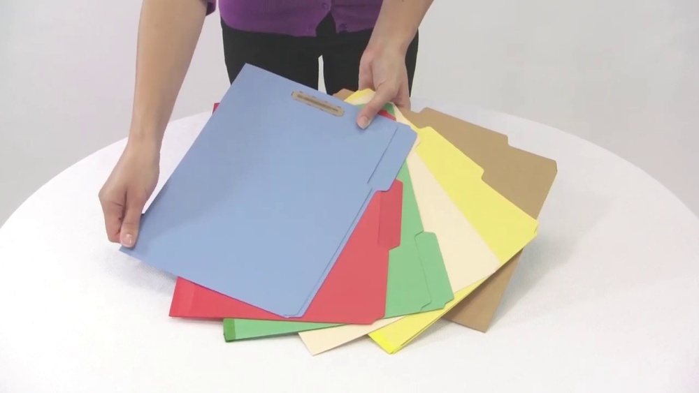 How to Put Fastener in Folder