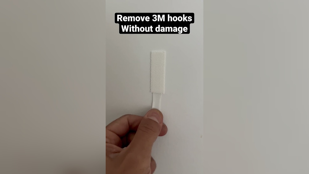 How to Remove 3M Adhesive Hooks from Wall