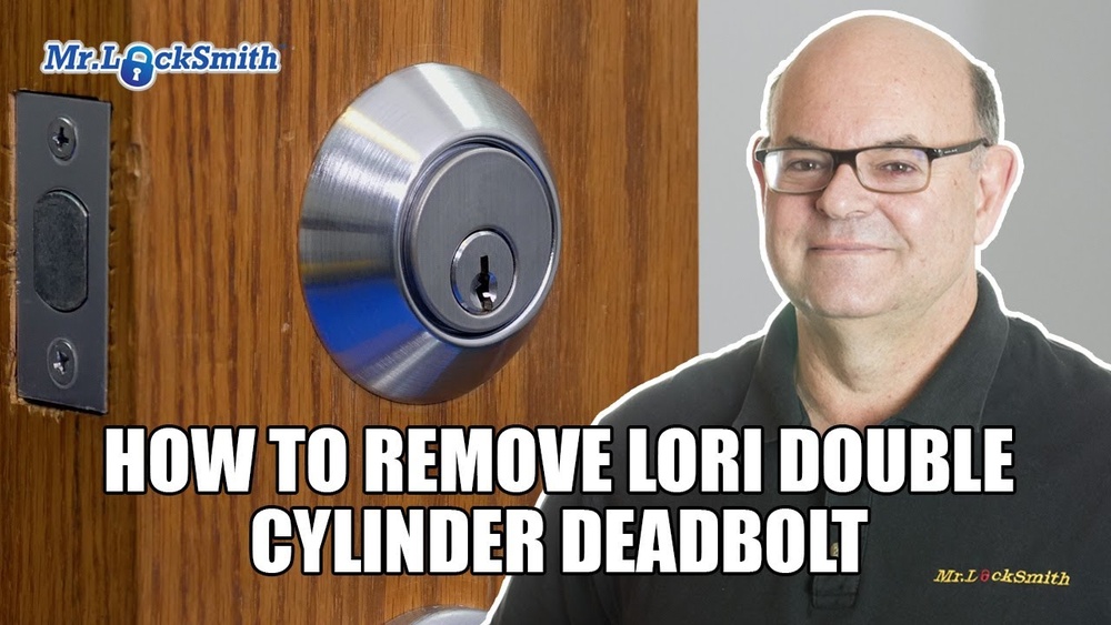 How to Remove a Double Cylinder Deadbolt Lock