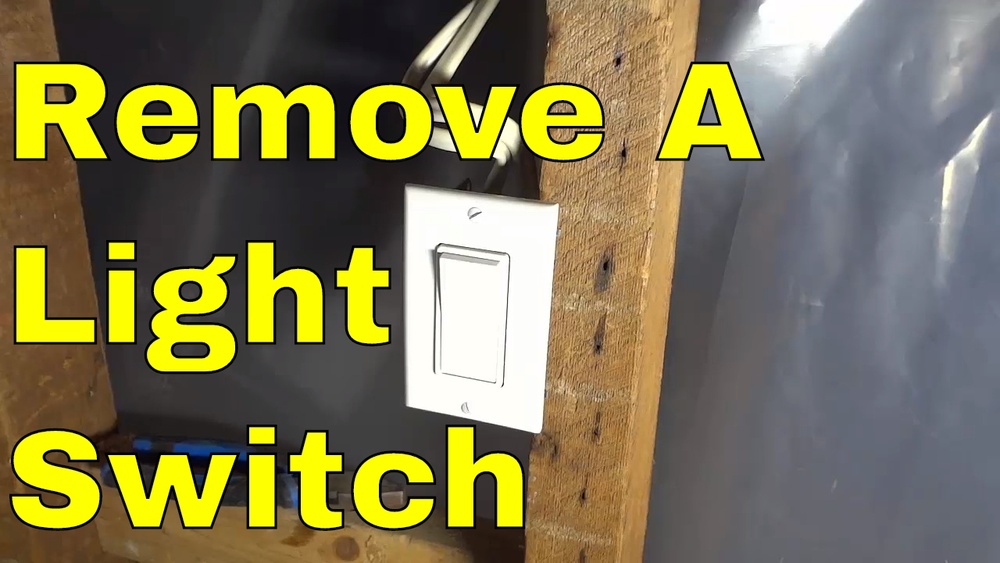 How to Remove a Light Switch