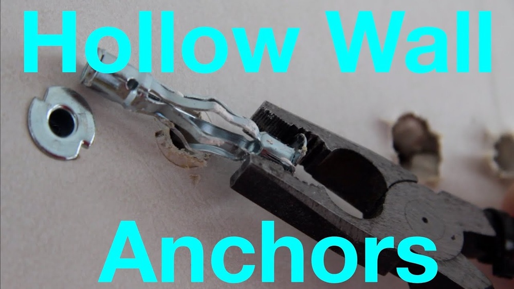 How to Remove Hollow Wall Anchors Drywall