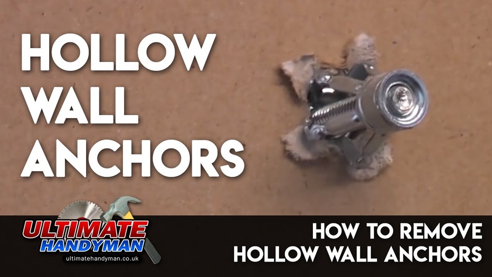 How to Remove Hollow Wall Anchors from Plasterboard