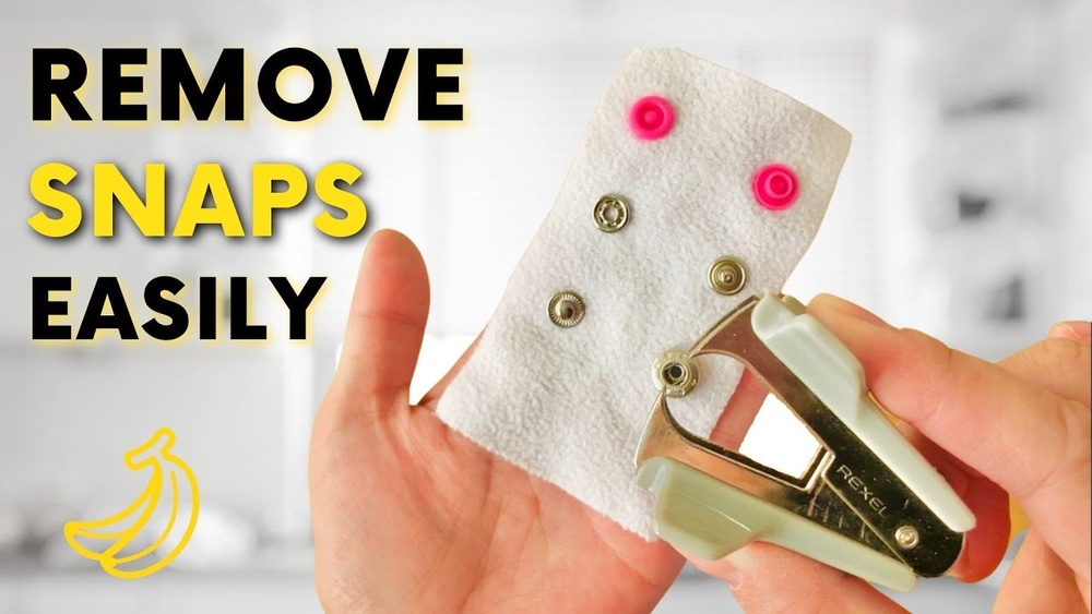 How to Remove Plastic Snap Fasteners
