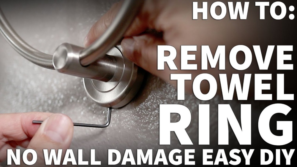 How to Remove Robe Hook from Wall