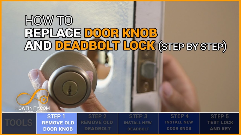 How to Replace a Doorknob And Deadbolt
