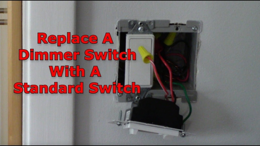 How to Replace a Light Switch With a Dimmer