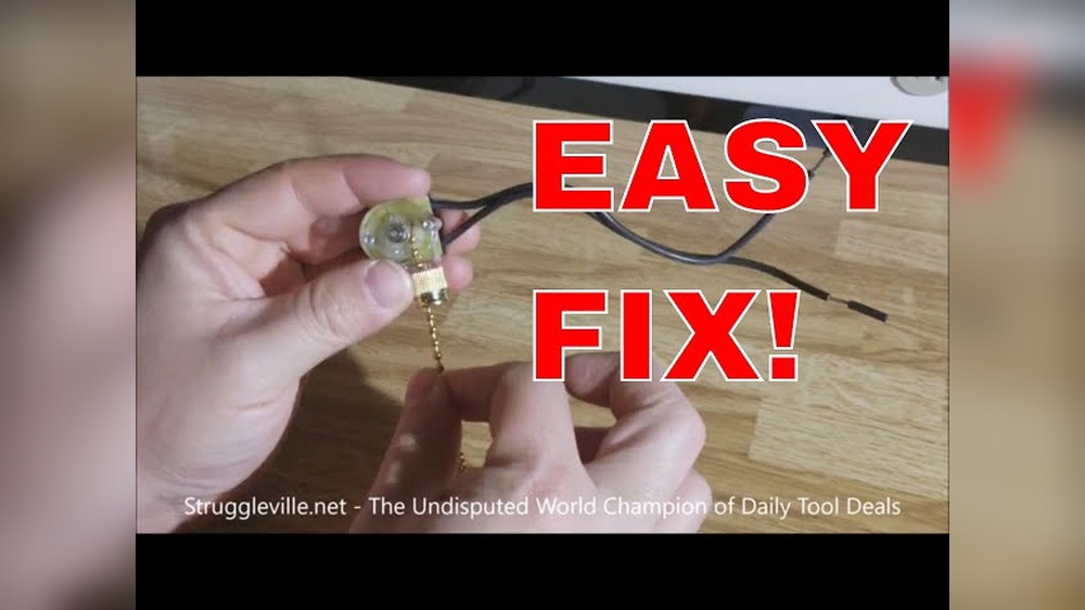 How to Replace Ceiling Fan Light Switch