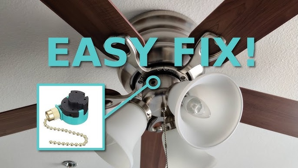 How to Replace the Light Switch on a Ceiling Fan