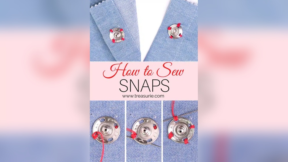 How to Sew on Snap Fasteners