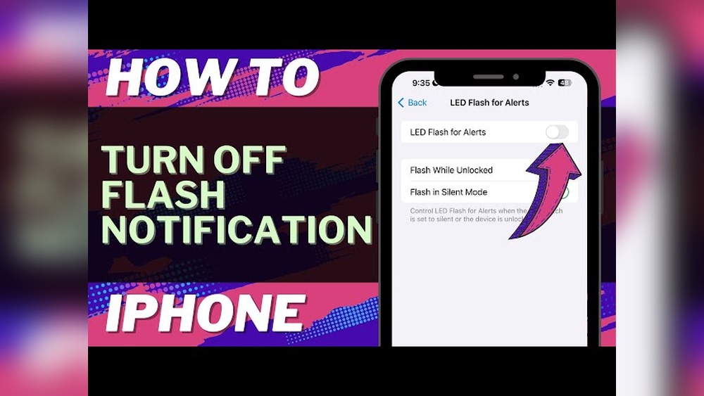 How to Switch off Flashing Light on Iphone