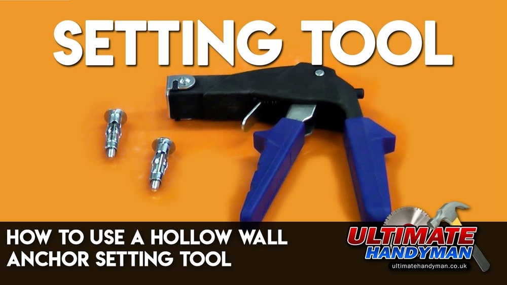 How to Use a Hollow Wall Anchor Tool