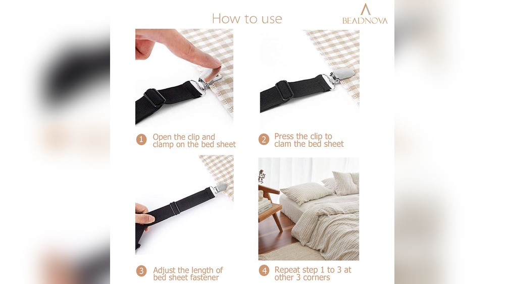 How to Use Bed Sheet Fasteners