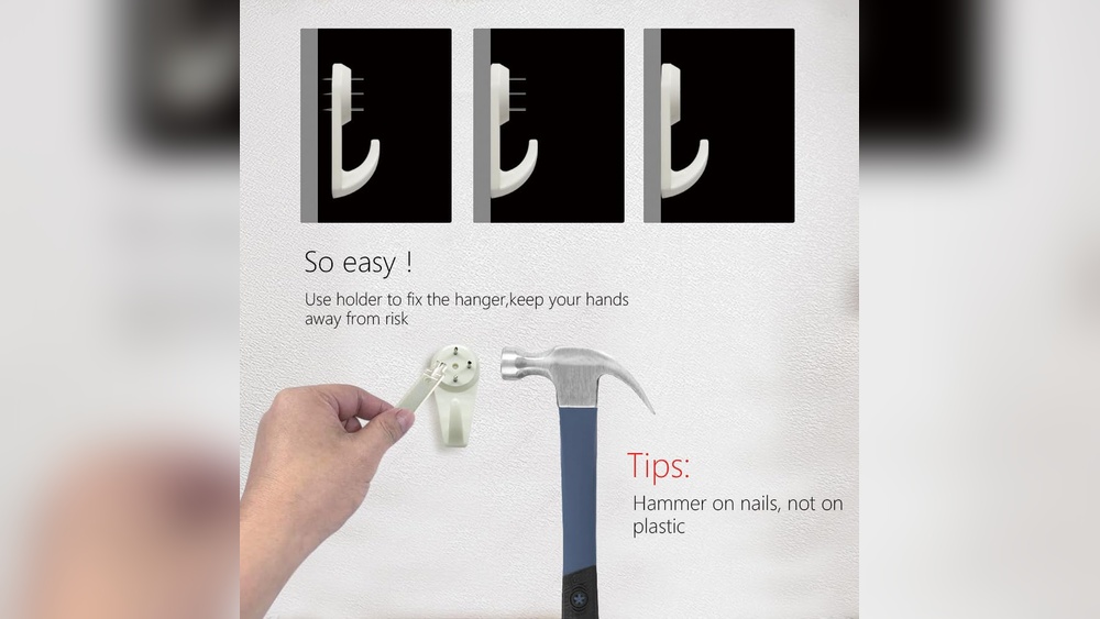 How to Use Hard Wall Hooks