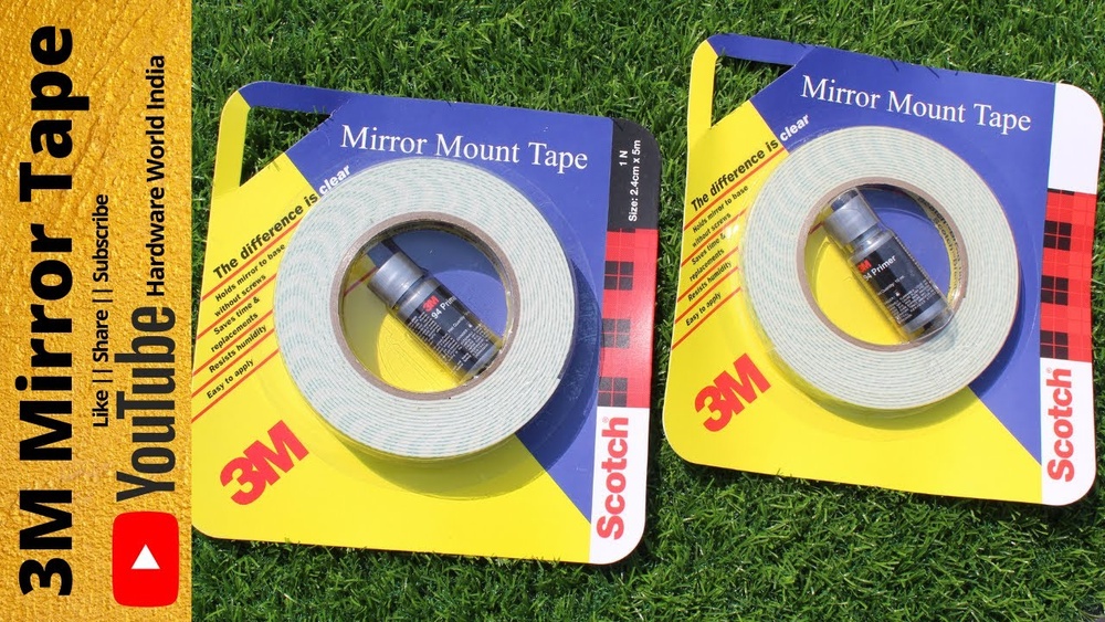How to Use Mirror Mounting Tape