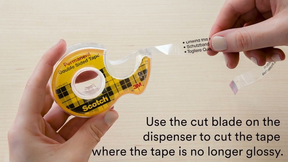 How to Use Mounting Tape
