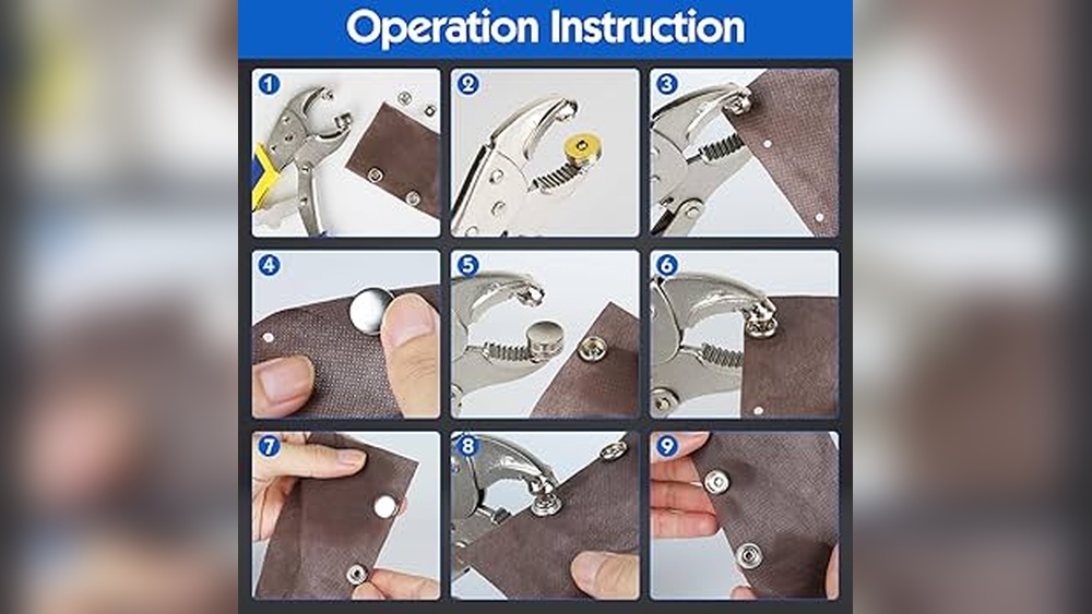 How to Use Snap Fasteners Kit