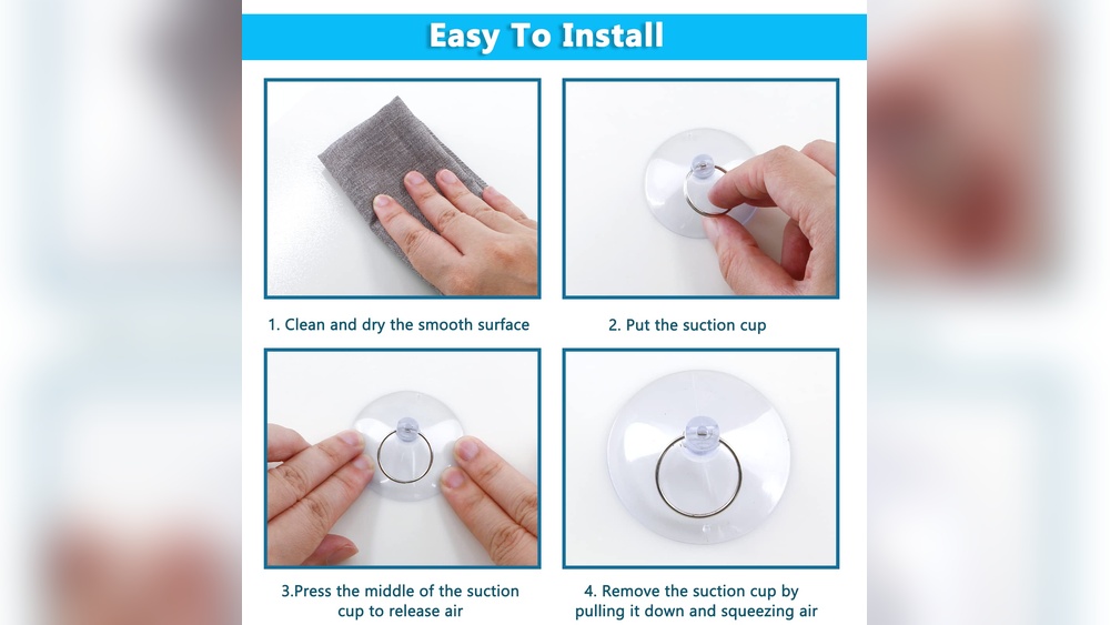 How to Use Suction Hooks on Wall