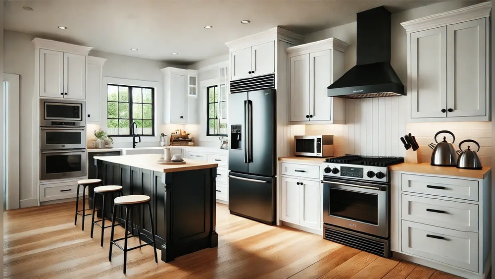What Color Fixtures And Cabinet Hardware Go With Slate Appliances