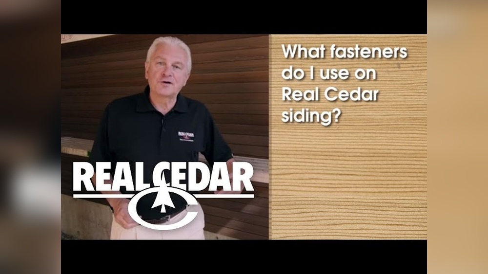 What Fasteners to Use With Cedar