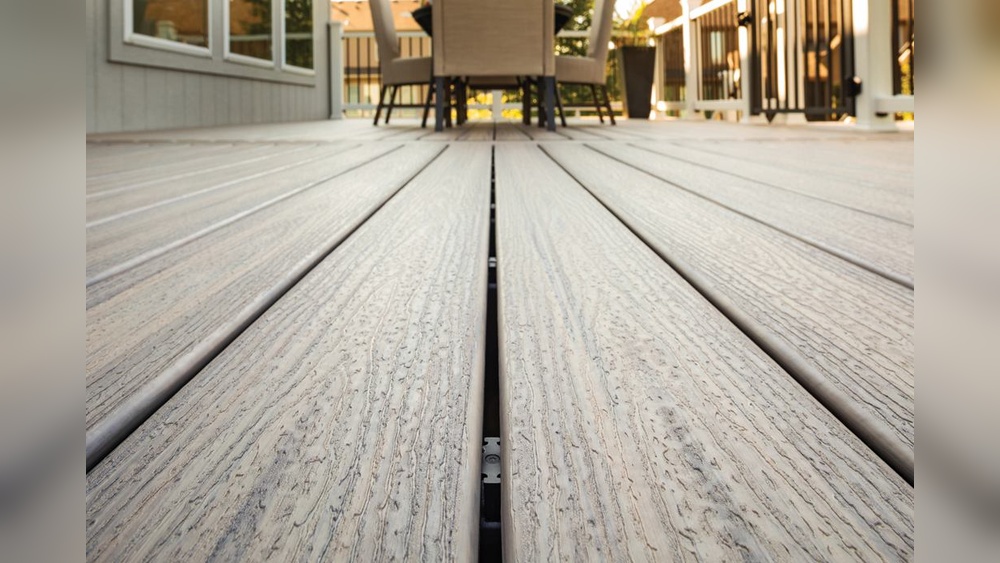 What is the Gap between Trex Boards With Hidden Fasteners