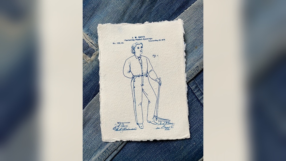 What is the Patented Metal Fastener on Levi'S Jeans