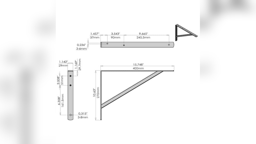 What Should Be Bracket Size for 16 Inch Shelf