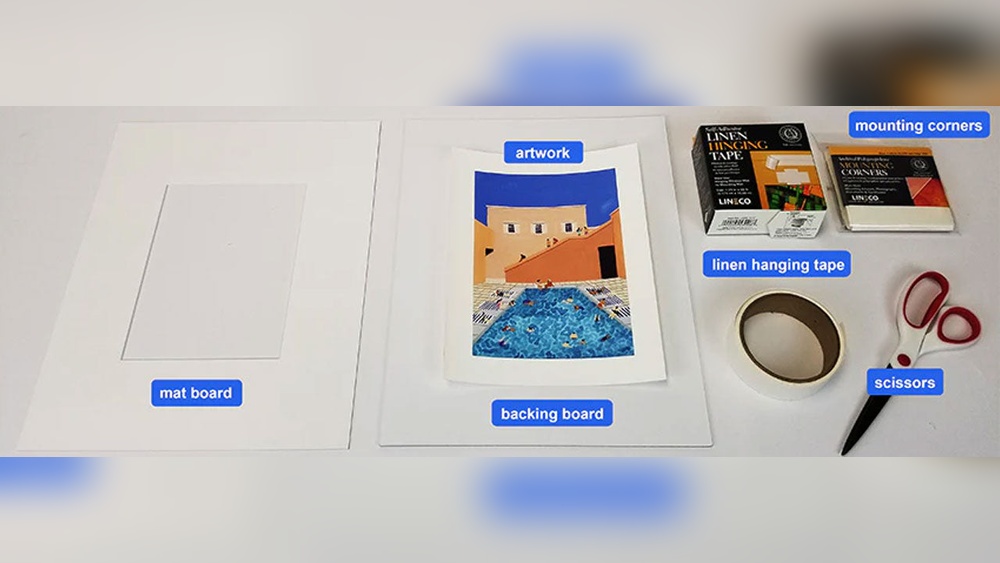 What to Use to Tape Photograph to Mount Board