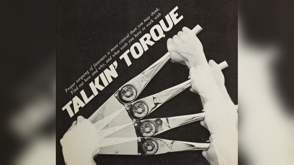 When Torquing Fasteners It is Critical to